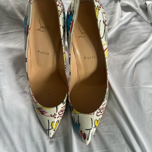 Christian Louboutin Multicolor Graffiti Women's Pumps - Picture 1 of 4